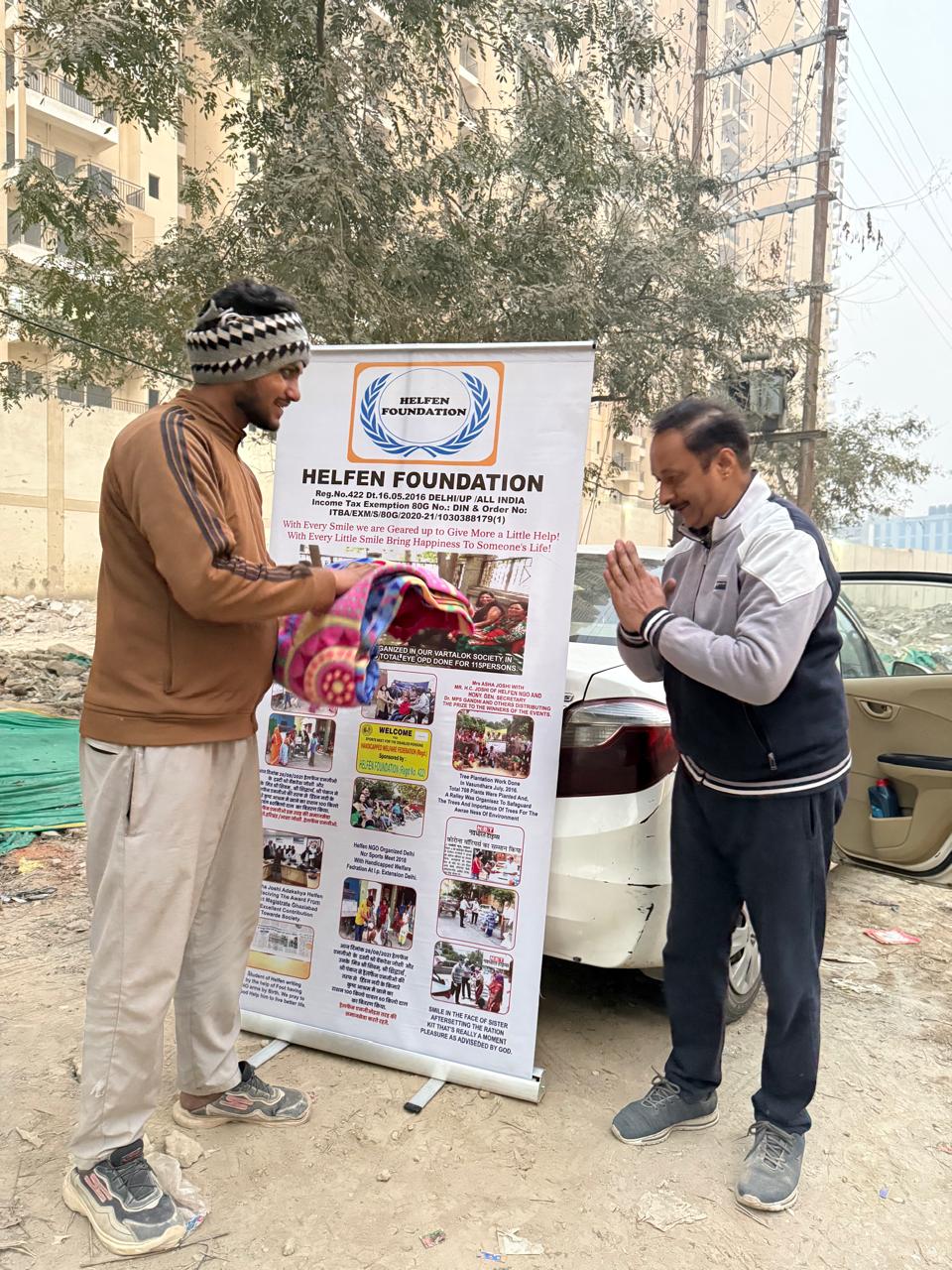 Distribution of Blankets During Winter January 2026